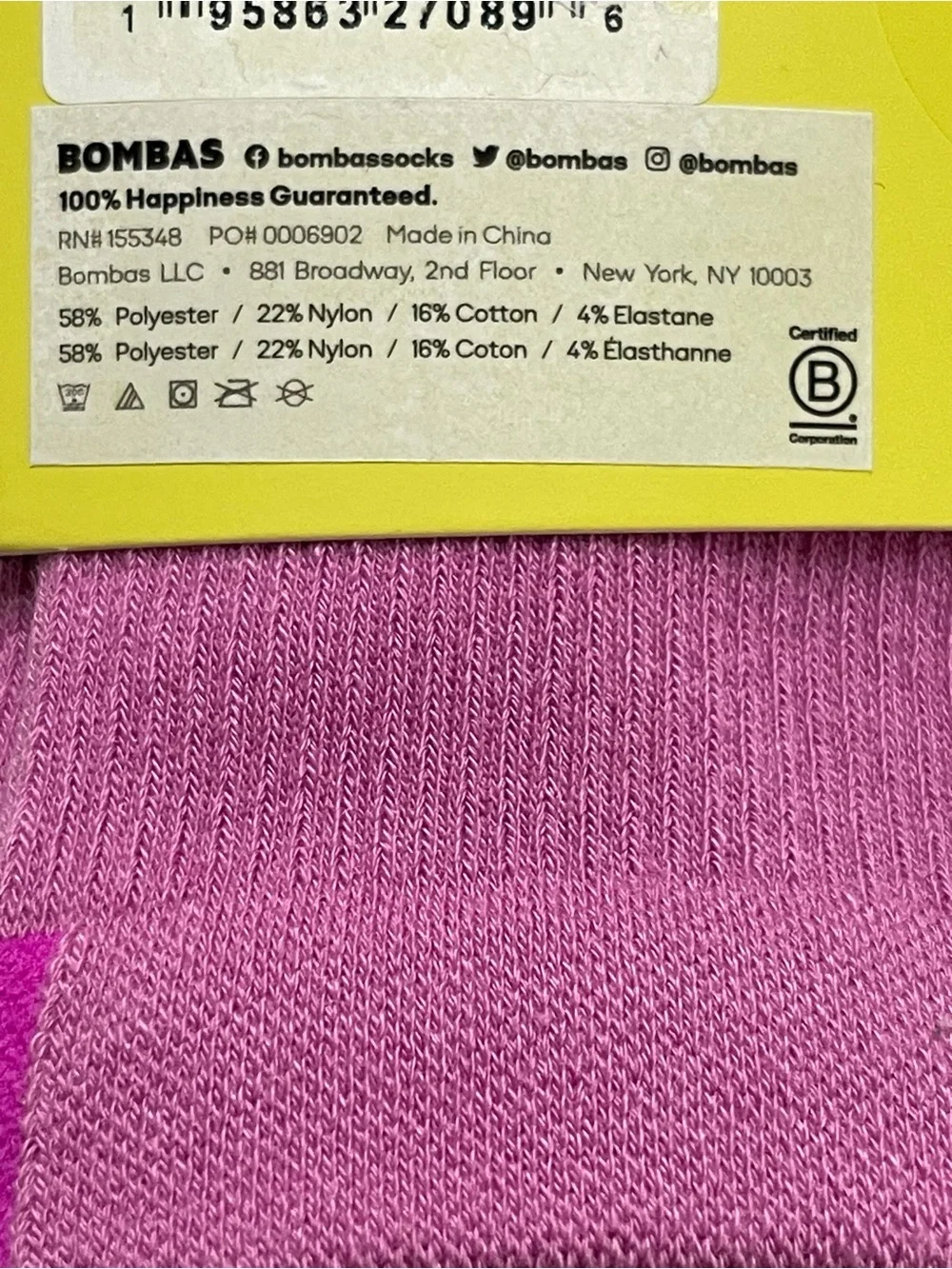 NEW Women 1Pack Bombas  Socks